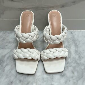 Braided Heeled Sandals